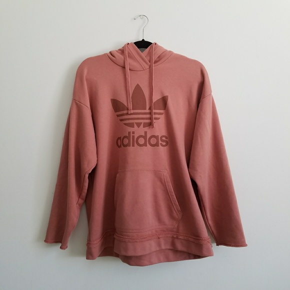 blush adidas sweatshirt